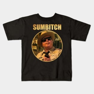 Sumbitch // Glasses White Kids T-Shirt